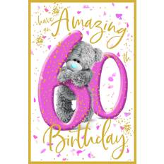 Me to You Bear Peaking Through 60th Birthday Card