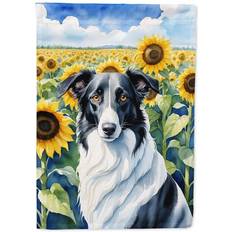 Garden & Outdoor Environment Carolines Treasures Borzoi in Sunflowers Garden Flag 15.5 x 11.25 in