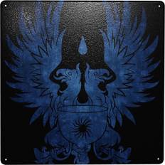 Grey Wall Decor WHIBOS Metal Tin Sign 12x12 in Décor Wall Decor