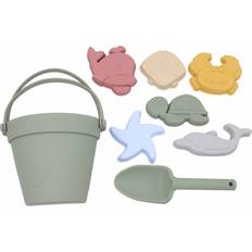 Buckets Sandbox Toys Zeuxo Kids Travel Beach Toys 8PC