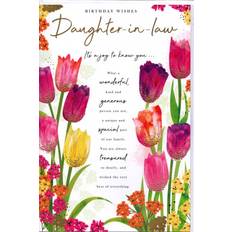 Regal Daughter Birthday Card 9x6 Inches 23x15cm
