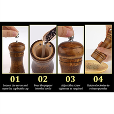 Spice Mills on sale Spactz Pepper Grinder 1 Pcs S Spice Mill