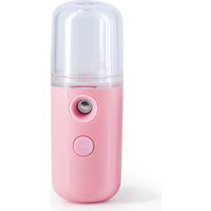 Pink Facial Steamers Zeuxo 30ML Mini Facial Steamer Nano Mister Facial Sprayer USB Nebulizer Humidifier