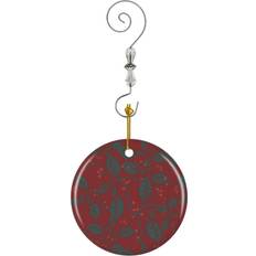 Famgem Ornaments Ceramic with Crystal Hook Christmas Tree Ornament