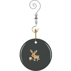 Famgem Vintage Cute Reindeer 1395 Christmas Tree Ornament