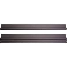 Lattenzaun MCW 4er Set Latten für WPC Sichtschutz Savoie 180 cm Anthrazit