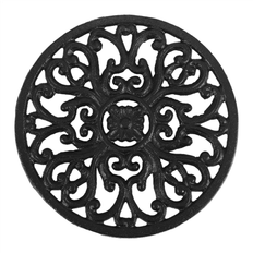 Cast Iron Trivets SEM Round Cast Iron 6.7 Inch Iron Heat-Insulation Trivet Trivet
