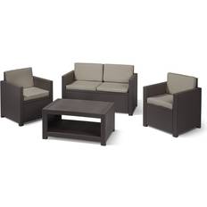 Keter Outdoor Lounge Sets Garden & Outdoor Furniture Keter 4-Piece Outdoor Lounge Set