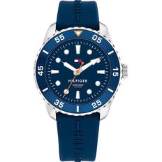 Tommy Hilfiger Børn Armbåndsure Tommy Hilfiger Kids Boys Uhren 1720047 blau