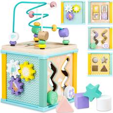 Airlab Wooden Activity Cube Toy