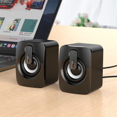 Melitt USB 3.5MM PC Sound Box HIFI Stereo Microphone