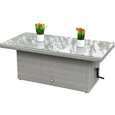 Gartenesstische Merxx Gardenson Gartentisch 60 x 120 cm Grau
