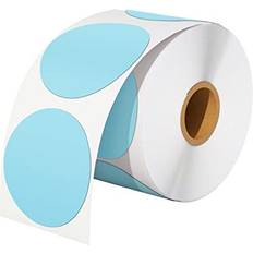 Munbyn Blue Circle Thermal Sticker Labels 50x50mm