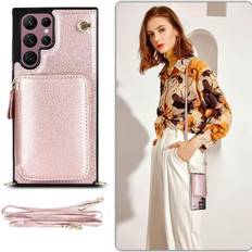 GANGXUN Case for Samsung Galaxy S22 Ultra Shockproof Wallet Leather Pocket