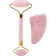 Dechoicelife Rose Quartz Jade Eye Mask Set