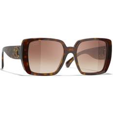 Solglasögon Chanel Square Sunglasses - Dark Tortoise
