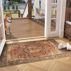 Oxford Homeware Luxury Nonslip Rugs 80 x 150 cm Multicoloured