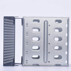 Exogio 4set 5.25 Inch to 5 x 3.5 Inch SATA HDD Cage Rack Hard Drive Disk Enclosure Disk Tray Adapter