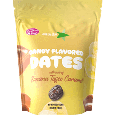 Godteri Green Star Dates Banana Toffee 90g