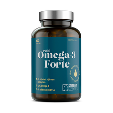 Great Essentials Pure Omega-3 Forte Ekonomipack 3x120k