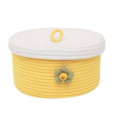 Spactz Small Cotton Rope with Lid 1 Pcs Basket