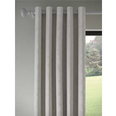 John Lewis Alea Pair Blackout Lined Eyelet Curtains Gold