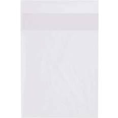 Corrugated Pads & Sheets Value Collection Pack of 14 x 18 in 2 mil Flap Lock Poly Bags Clear