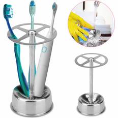 Bathroom Accessories Zeuxo Stainless Steel Toothbrush Holder Toothpaste Stand