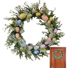 Easter Decorations Hiigyl Artificial Wreath Hanging 50% Offer Easter Decoration