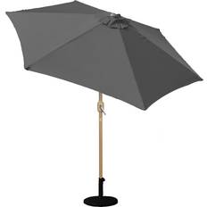 Gardenkraft 2.7m Outdoor Parasols with Wooden Effect Pole