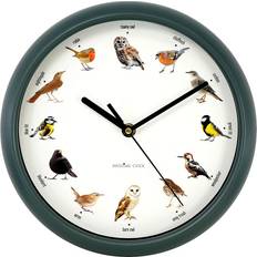 Geezy Chiming Bird 12 Bird Species Wall Clock