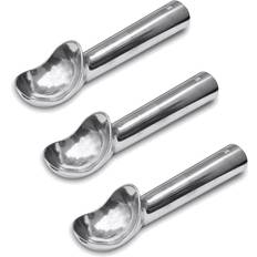 Aluminium Ice Cream Scoops Jojomino Anti-Freeze Aluminum 2 Oz 3 Pack Silver Ice Cream Scoop