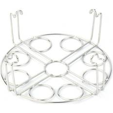 Inserts Dsport 2 Pcs Steamer Rack Basket Egg Vegetable Steaming Trivet 17.5 x 7 cm Steam Insert