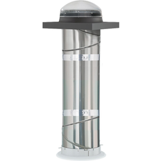 Roof Windows Velux TCR 14-in x 48-in Acrylic Rigid Curb Mount Aluminum Tubular Skylight in Gray Aluminum Roof Window