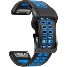 Vaorlo 26mm 22mm 26mm Silicone Strap For Garmin Fenix 7 7X 6 6X Pro 5 5X Plus Quick Release Watchband