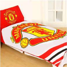 Manchester City FC Manchester United Official Football Clubs Reversible Pulse Single Set Duvet Cover