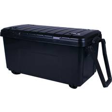 Really Useful Storage Boxes Really Useful 160 Litre Wheeled Trunk Black Yellow Storage Box