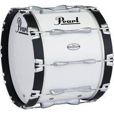 Snare Drums Pearl 22 x 14 in Championship Maple Marching Bass Drum Pure White