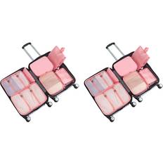 Pink Packing Cubes Veneka 2X Packing Bags for Travel Luggage Organizer Bag