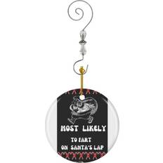 Famgem Santa's Lap Art Work Design For You 6789 Christmas Tree Ornament