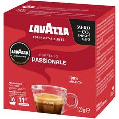 Lavazza A Modo Mio Passionale 16 Coffee Capsules Pack of 5