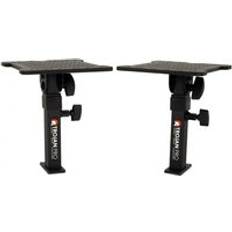 Trojan Desk Clamp Monitor Speaker Stands Pro Pair