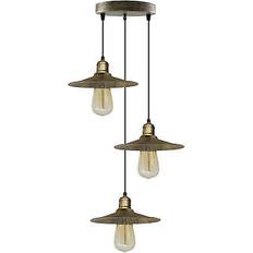 LEDSone Ceiling 22cm Metal Brushed Brass Pendant Lamp