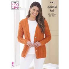 Schemi di Ricamo King Cole Ladies Dropped Shoulder 6263