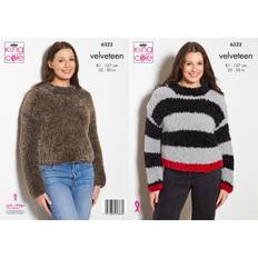Schemi di Ricamo King Cole Ladies Knitting Pattern 6322
