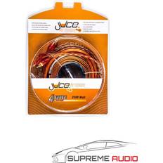 Juice JWTRU41 4 Gauge 2500W Amplifier Amp Bass Wiring Kit