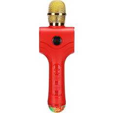 Karaoke JG17 Red Wireless Bluetooth Microphone 13W x 2 HIFI Stereo Speaker