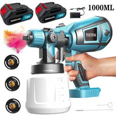 Cordless Paint Spray Gun 3A 2 Battery Charger