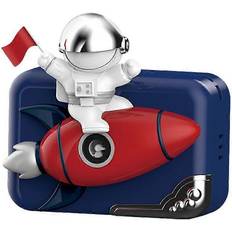 Bubble Blowing FitVille Gray Bubble Maker Portable Rocket Shaped