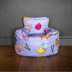 Beanbags ‎Marco Paul Interiors Lilac Blue Kids Bean Bag